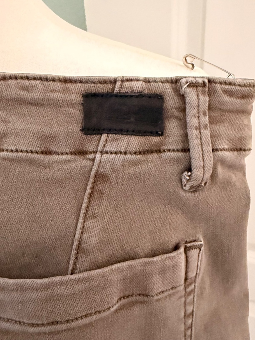 Paige Utility Chino Straight Leg Casual - Picture 2 of 4